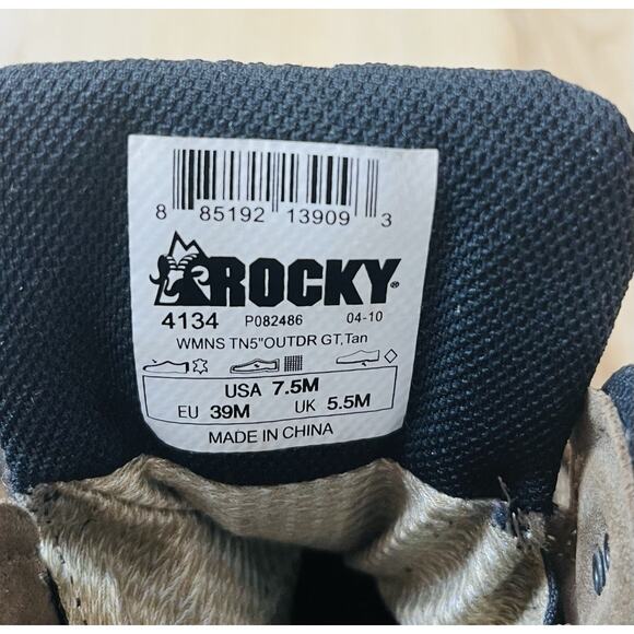 Rocky GoreTex Utility Mens Brown Insulated Hiking Boots P082486 Size 7.5 main image 5